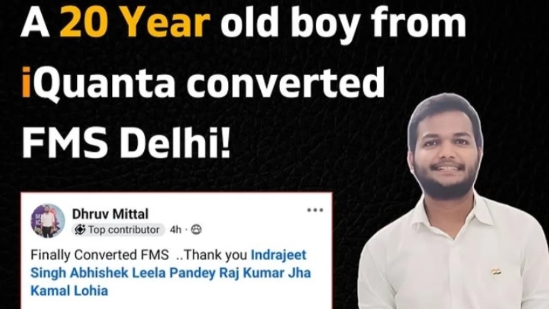 FMS covert from iQuanta